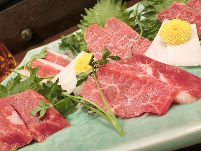 馬肉の鮮馬刺し