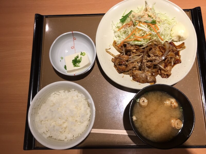 生姜焼き定食